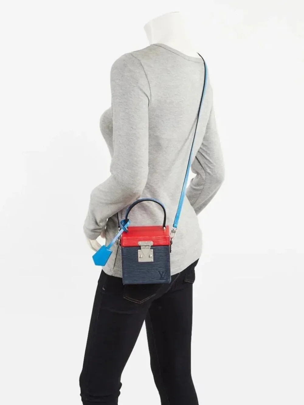 Louis Vuitton Tri-Color Epi Leather Bleecker Box Bag